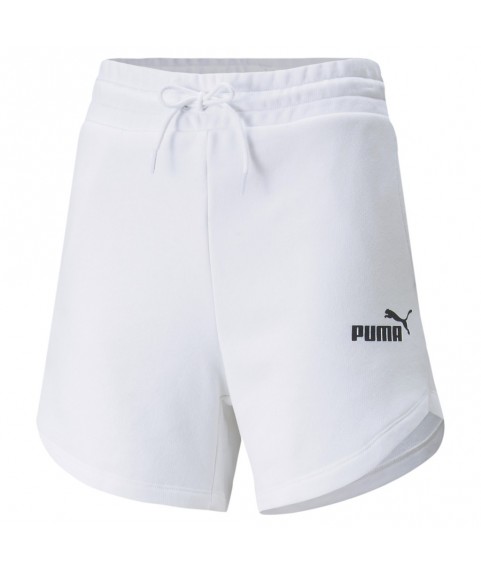 Puma Essentials 5" Γυναικείο Αθλητικό Σορτς Ψηλόμεσο Λευκό 848339-02