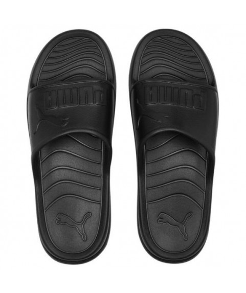 Puma Popcat 20 Injex Unisex Slides Ανδρική Παντόφλα Μαύρη 389081 02