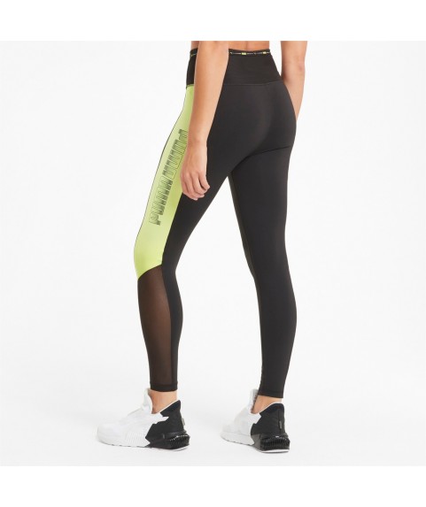 Γυναικείο Αθλητικό Κολάν Puma Train Logo Block High Waist 7/8 Tight 520290-51