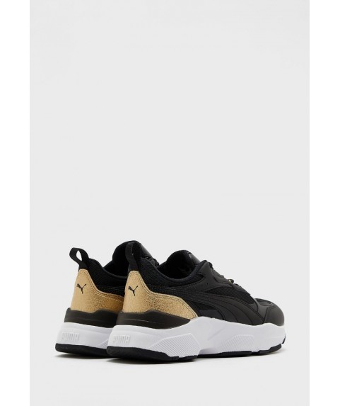 Puma Cassia Distressed Γυναικεία Chunky Sneakers Μαύρα 387645-01