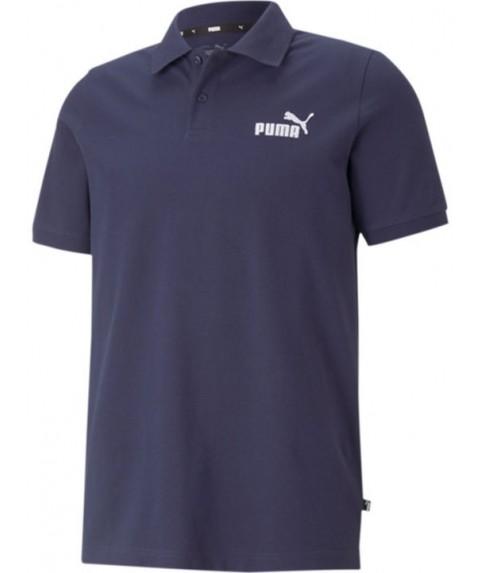 Puma Essentials Ανδρική Μπλούζα Polo Κοντομάνικη Μπλέ 586674-76