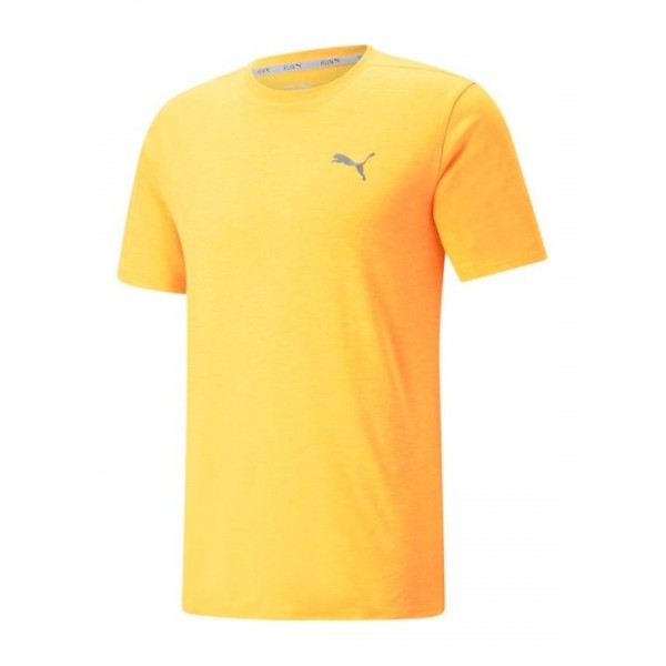 Puma Run Favorite Ανδρικό T-shirt Πορτοκαλί με Λογότυπο 520209-38