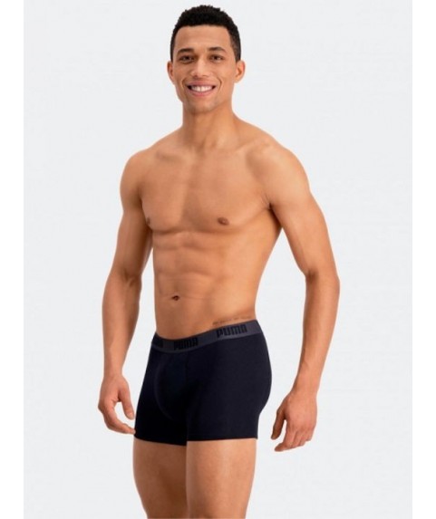 Puma Basic Ανδρικά Μποξεράκια Μαύρα 2Pack 521015001 230 050