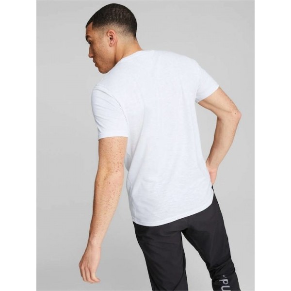 Performance Slogan Cat Training Tee Men White 522491-02