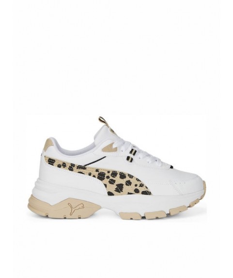 Puma Cassia Via Γυναικεία Chunky Sneakers Λευκά 391945-01