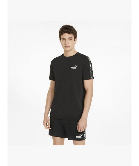 Puma Essentials Αθλητικό Ανδρικό T-shirt Μαύρο 847382 01