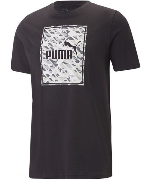 Puma Ανδρικό T-shirt Μαύρο με Λογότυπο 675179 01