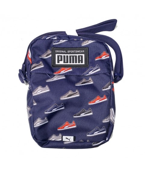 Puma Academy Ανδρική Τσάντα Ώμου / Χιαστί Σκο΄ύρο Μπλε χρώμα 079135 11