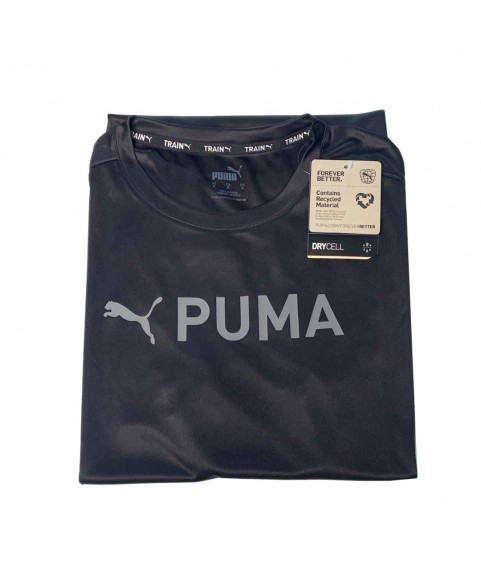 Puma Fit Logo Tee-CF Graphic Ανδρικό Μπλουζάκι Μαύρο 523098 01