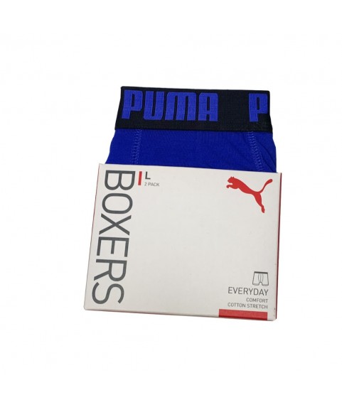 Puma Basic Ανδρικά Μποξεράκια Μαύρα 2Pack 521015001 046 030
