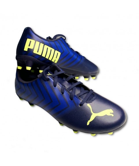 Puma Παιδικά Ποδοσφαιρικά Παπούτσια Tacto II με Τάπες Μπλέ 106704 07