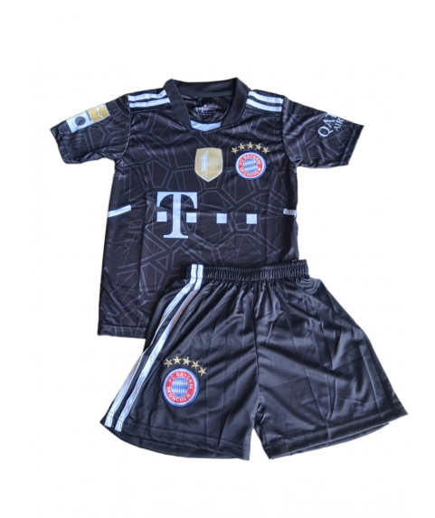 Παιδικό Σετ Ποδοσφαίρου Bayern-Neuer Μαύρο 1121