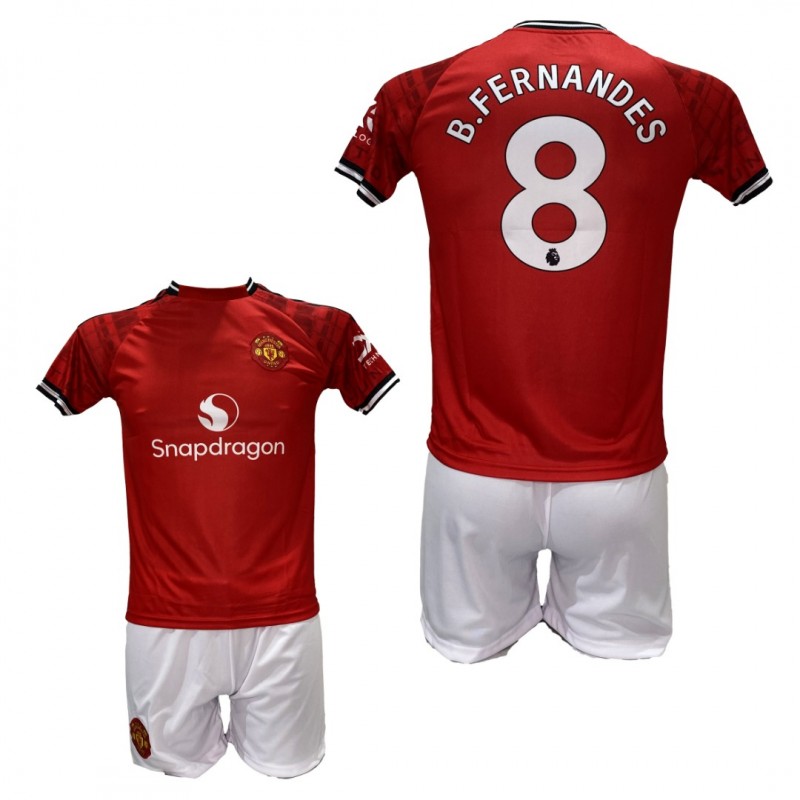 Παιδικό Σετ Ποδοσφαίρου Manchester United B.FERNANDES Κόκκινο/Άσπρο 7777-25