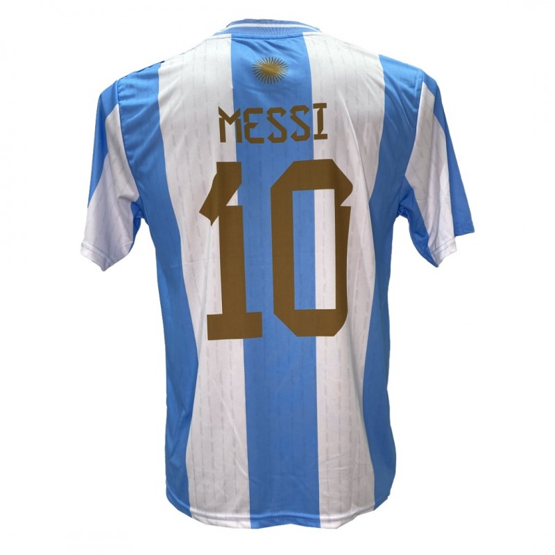 Ανδρική Εμφάνιση Ποδοσφαίρου Messi Argentina Γαλάζιο-Λευκό 24/25 9001-08