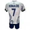 Παιδικό Σετ Ποδοσφαίρου Real Madrid Ronaldo Ασπρο/Μπλε Δράκος 290825-13
