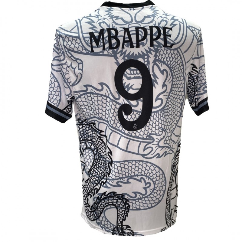 Ανδρική Εμφάνιση Ποδοσφαίρου Real Madrid Mbappe Ασπρη Δράκος 2211-34