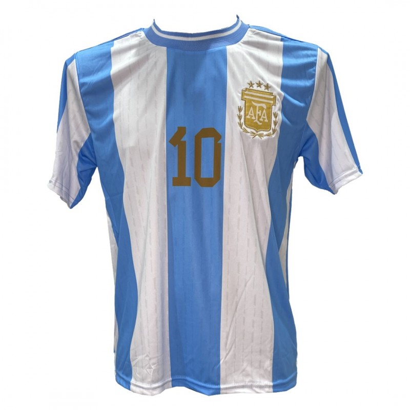 Ανδρική Εμφάνιση Ποδοσφαίρου Messi Argentina Γαλάζιο-Λευκό 24/25 9001-08