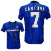 Ανδρική Εμφάνιση Ποδοσφαίρου Manchester United Cantona Retro Μπλε/Μαύρο 7777-03
