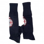 Παιδικές Κάλτσες Ποδοσφαίρου Milan One Size Μαύρες 2024-15