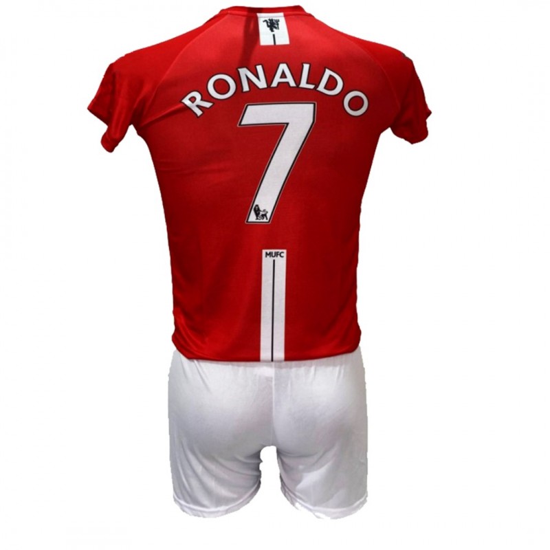 Παιδικό Σετ Ποδοσφαίρου Manchester United Ronaldo Κόκκινο/Λευκό 2008 40227-31B
