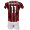 Παιδικό Σετ Ποδοσφαίρου Milan Ibrahimovic RETRO Κόκκινο/Μαύρο 2024-16