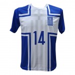 Ανδρικη Εμφάνιση Ποδοσφαίρου Εθνικη Ελλάδος μπλε λευκό PAVLIDIS / 1301-27