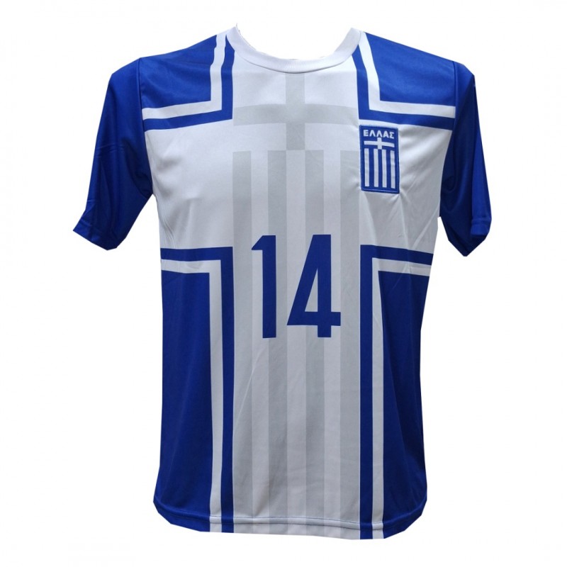 Ανδρικη Εμφάνιση Ποδοσφαίρου Εθνικη Ελλάδος μπλε λευκό PAVLIDIS / 1301-27