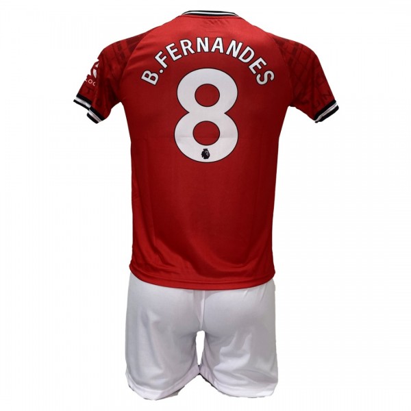Παιδικό Σετ Ποδοσφαίρου Manchester United B.FERNANDES Κόκκινο/Άσπρο 7777-25