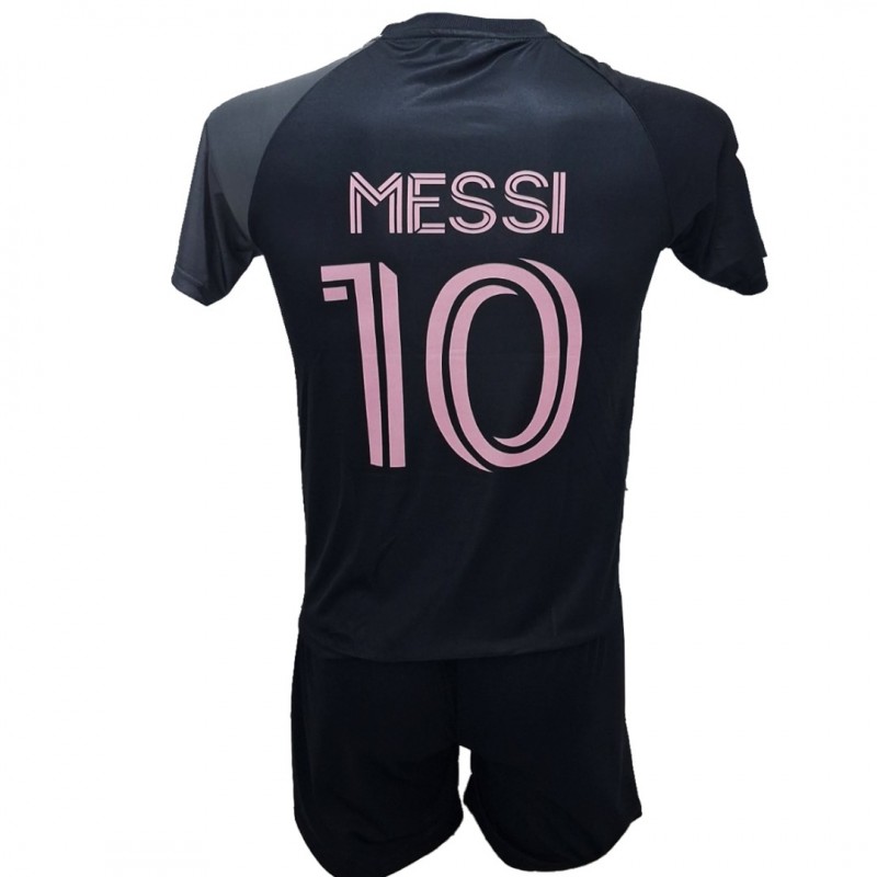 Παιδικό Σετ Ποδοσφαίρου Messi Inter Maiami Μαύρο/Ροζ 2026-02
