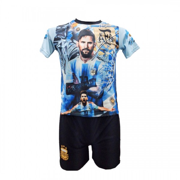 Παιδικό Σετ Ποδοσφαίρου Messi γαλάζιο 2204-04