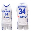Παιδικό Σετ Μπάσκετ Εθνική Ελλάδος ANTETOKOUNBO Λευκό 3434-24