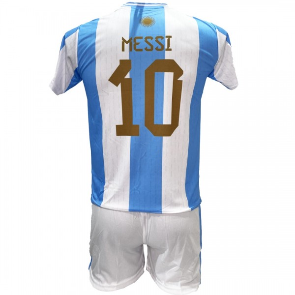 Παιδικό Σετ Ποδοσφαίρου Messi Argentina Γαλάζιο-Λευκό 24/25 9001-07