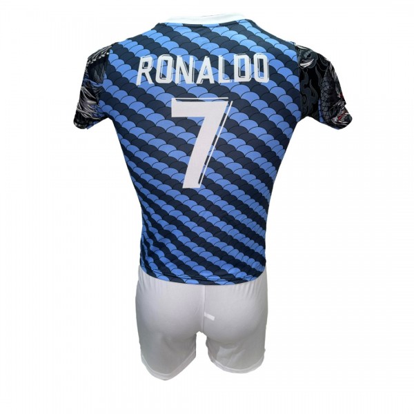 Παιδικό Σετ Ποδοσφαίρου Real Madrid Ronaldo Άσπρο/Μπλε Δράκος 2211-41