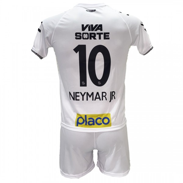 Παιδικό Σετ Ποδοσφαίρου Neymar SANTOS Ασπρη 1023-SAN