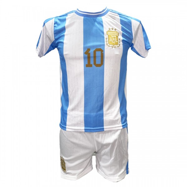 Παιδικό Σετ Ποδοσφαίρου Messi Argentina Γαλάζιο-Λευκό 24/25 9001-07