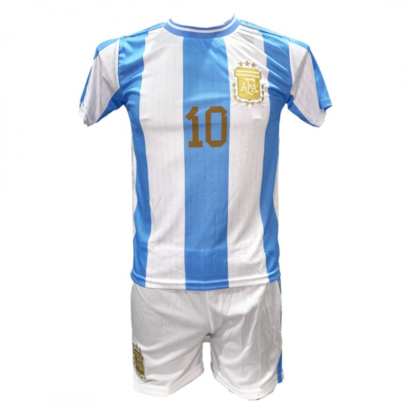 Παιδικό Σετ Ποδοσφαίρου Messi Argentina Γαλάζιο-Λευκό 24/25 9001-07