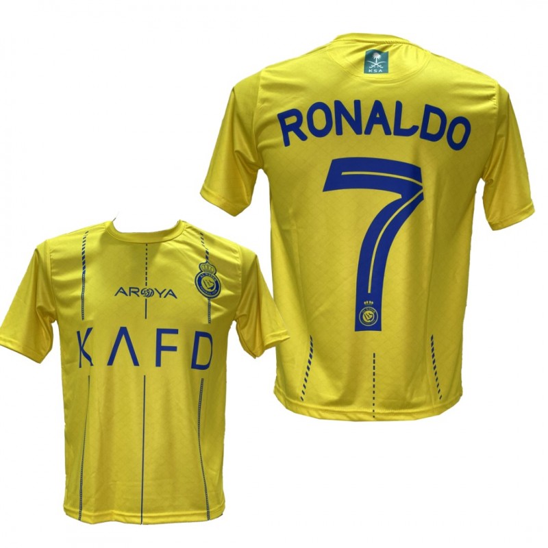 Ανδρική Εμφάνιση Ποδοσφαίρου Al Nassr Ronaldo Κίτρινο Μπλε 40227-06