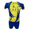 Παιδικό Σετ Ποδοσφαίρου Al Nassr Ronaldo Κίτρινο/Μπλε/Μπλε γράμματα SPECIAL EDITION 290825-19