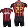 Παιδικό Σετ ποδοσφαίρου Milan Kaka Retro Κόκκινο/Μαύρο 2024-13