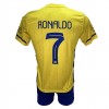 Παιδικό Σετ Ποδοσφαίρου Al Nassr Ronaldo Κίτρινο/Μπλε 290825-20