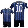 Παιδικό Σετ Ποδοσφαίρου Inter Lautaro Μαύρο/Μπλε 202410-25