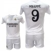 Παιδικό Σετ Ποδοσφαίρου Real Madrid Mbappe Ασπρη 2211-37
