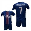 Παιδικό Σετ Ποδοσφαίρου PSG KVARATSKHELIA Μπλε/Κόκκινο/Λευκό 270825-15