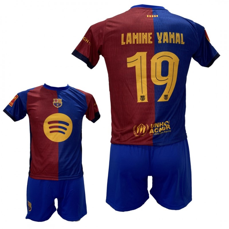 Παιδικό Σετ Ποδοσφαίρου Barcelona Lamine Yamal Μπλε/Κόκκινο 24/25 2024-20