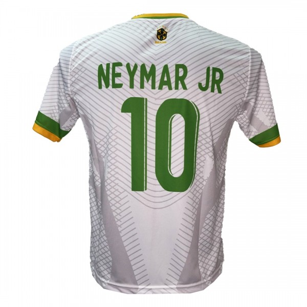 Ανδρική Εμφάνιση Ποδοσφαίρου Neymar Εθνική Βραζιλίας Άσπρο/Κίτρινο/Πράσινο Limited Edition 2024 100523-04