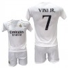 Παιδικό Σετ Ποδοσφαίρου Real Madrid VINI JR. Ασπρη 2211-36