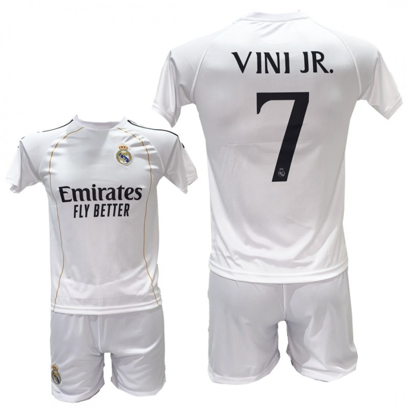 Παιδικό Σετ Ποδοσφαίρου Real Madrid VINI JR. Ασπρη 2211-36