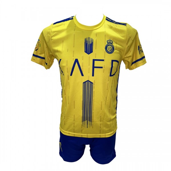Παιδικό Σετ Ποδοσφαίρου Al Nassr Ronaldo Κίτρινο/Μπλε 290825-20