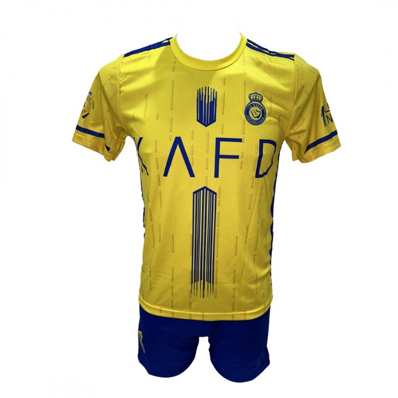 Παιδικό Σετ Ποδοσφαίρου Al Nassr Ronaldo Κίτρινο/Μπλε 290825-20