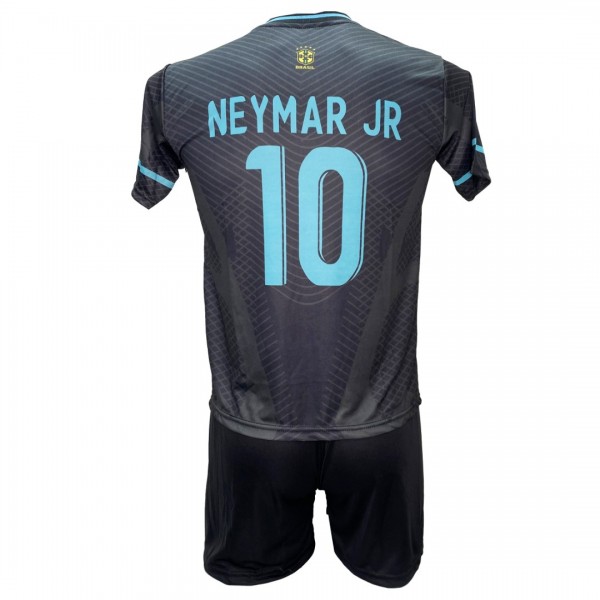 Παιδικό Σετ Ποδοσφαίρου Neymar Εθνική Βραζιλίας Μαύρο/Μπλε 1005-04